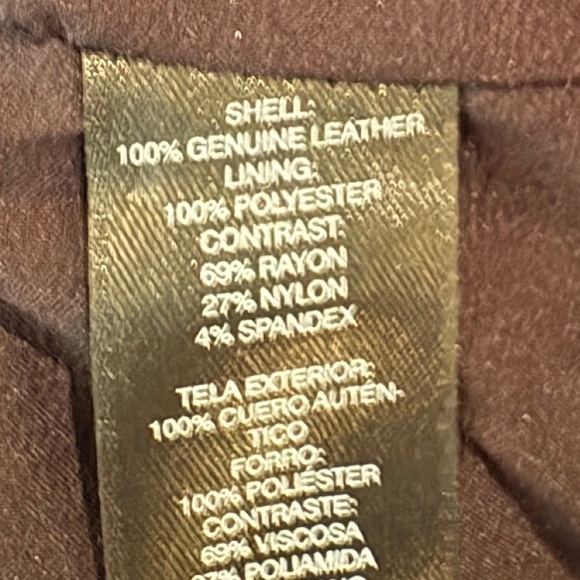 White House Black Market Black Genuine Leather Mini Pencil Skirt w/ Stud Accents - Picture 11 of 13